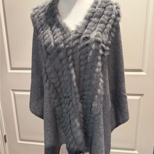 InCashmere Gray Poncho